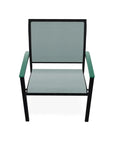 Bazza Dining Height Stacking Cafe Chair With MGP Arm Accents