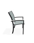 Bazza Dining Height Cafe Chair With Rustic Arm Accents