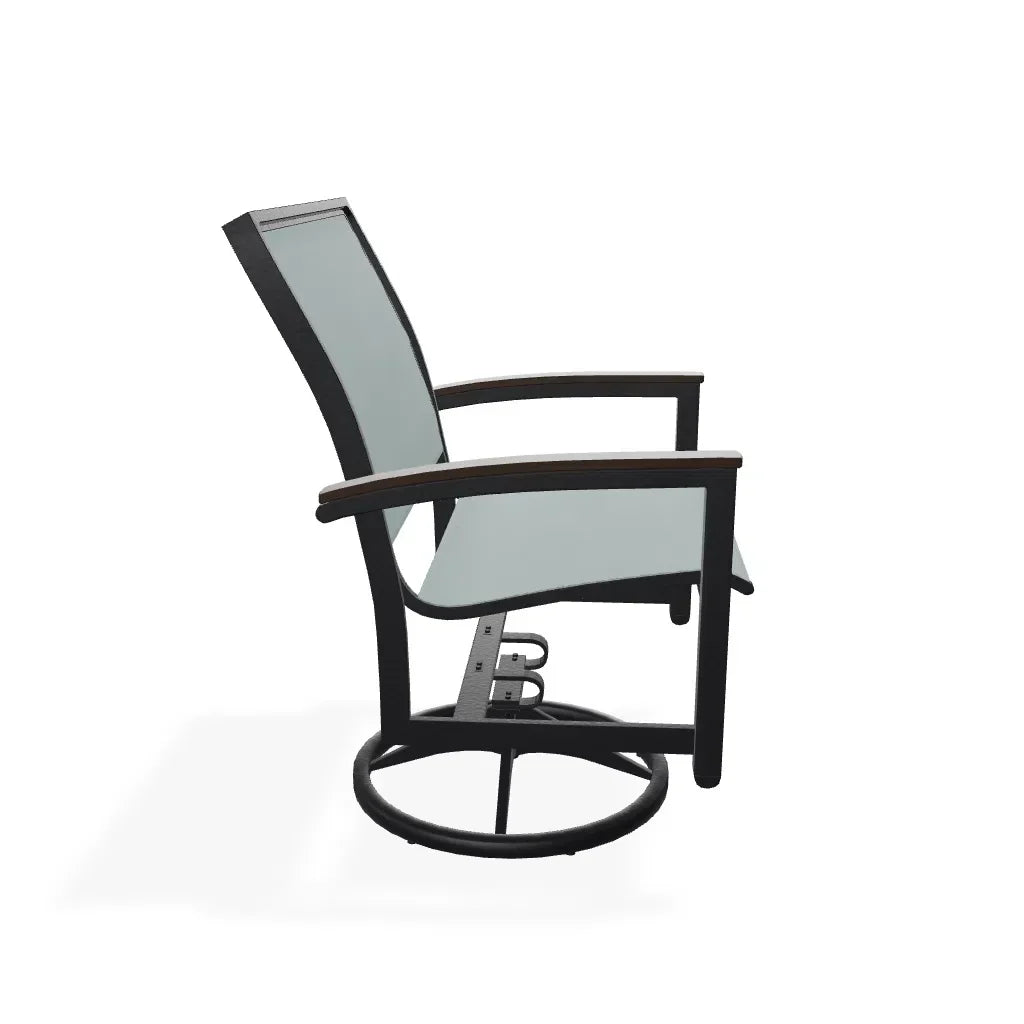 Bazza Sling Swivel Rocker With MGP Arm Accents