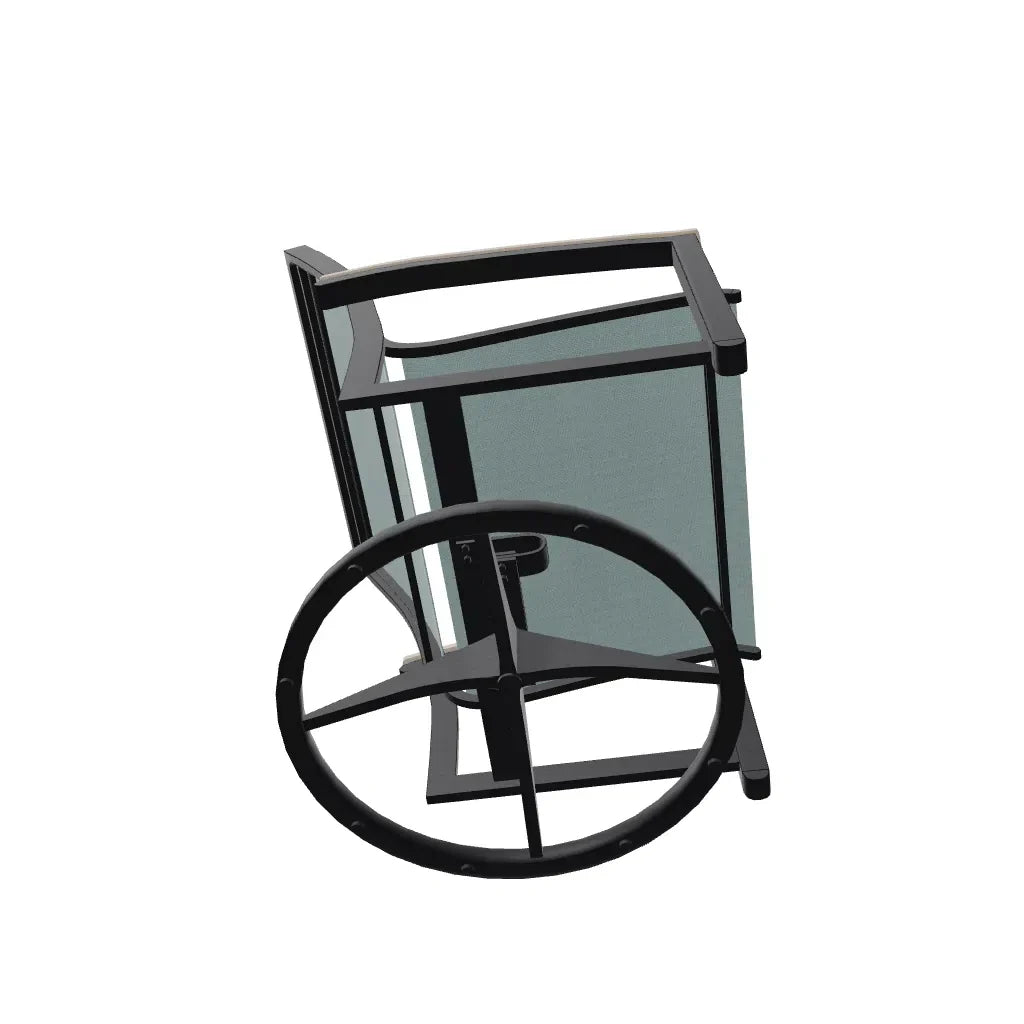 Bazza Sling Swivel Rocker With MGP Arm Accents