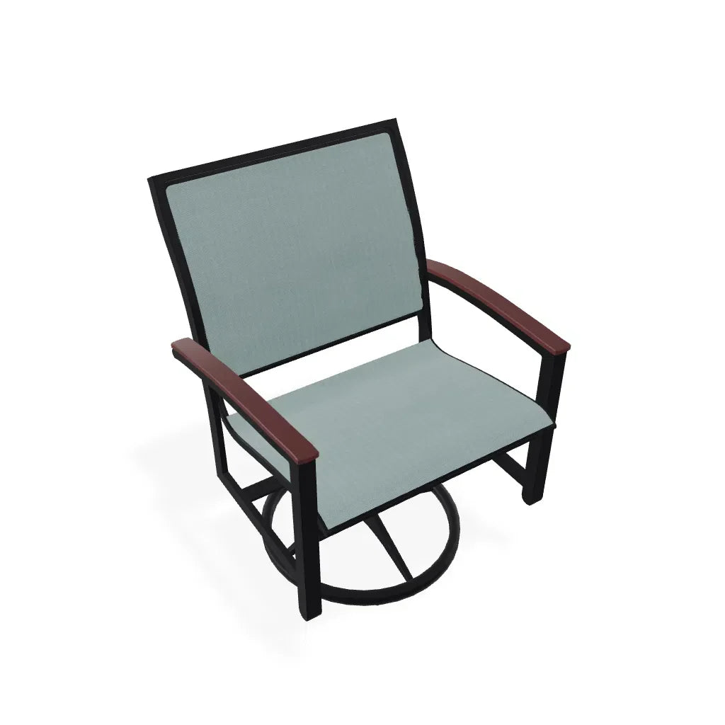 Bazza Sling Swivel Rocker With MGP Arm Accents