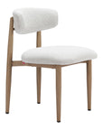 Zuo Modern Bege Olefin Fabric Outdoor Dining Chair