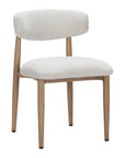 Zuo Modern Bege Olefin Fabric Outdoor Dining Chair