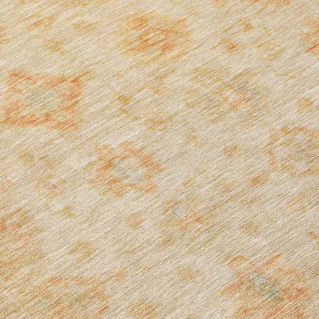 LOOMLAN Rugs Bellandria Brown Washable Indoor-Outdoor Rug