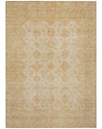 LOOMLAN Rugs Bellandria Brown Washable Indoor-Outdoor Rug