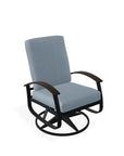 Belle Isle Cushion Swivel Rocker With MGP Arms