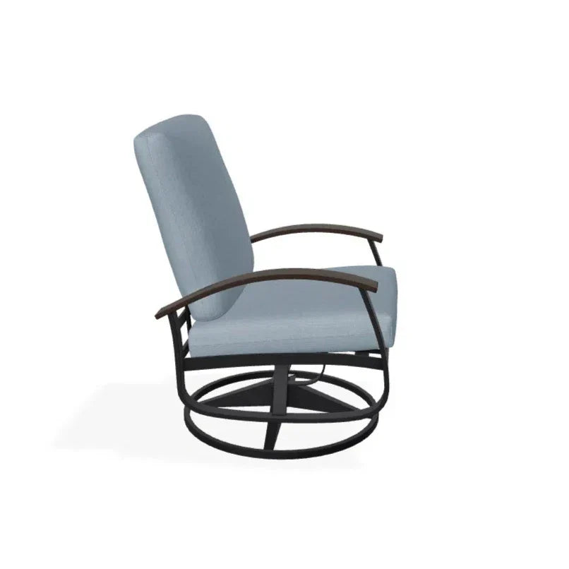 Belle Isle Cushion Swivel Rocker With MGP Arms