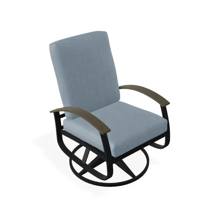 Belle Isle Cushion Swivel Rocker With MGP Arms