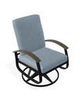 Belle Isle Cushion Swivel Rocker With MGP Arms