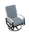 Belle Isle Cushion Swivel Rocker With MGP Arms