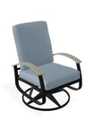 Belle Isle Cushion Swivel Rocker With MGP Arms