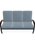 Belle Isle Cushion Three-Seat Sofa With MGP Arms