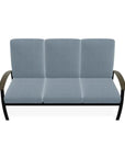 Belle Isle Cushion Three-Seat Sofa With MGP Arms