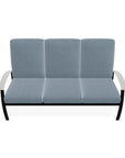 Belle Isle Cushion Three-Seat Sofa With MGP Arms