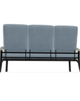 Belle Isle Cushion Three-Seat Sofa With MGP Arms