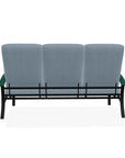 Belle Isle Cushion Three-Seat Sofa With MGP Arms