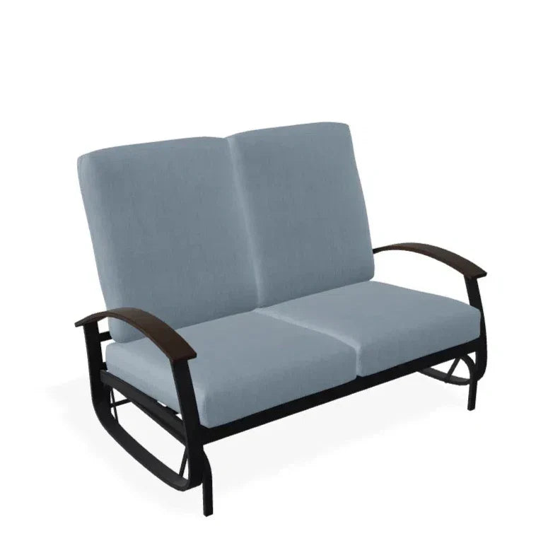 Belle Isle Cushion 2-Seat Glider With MGP Arms