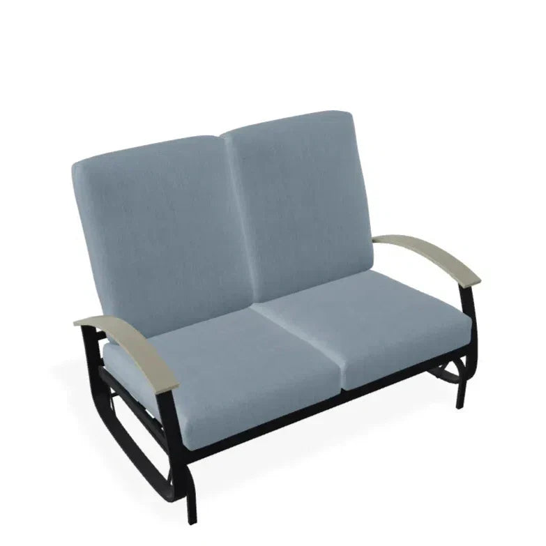 Belle Isle Cushion 2-Seat Glider With MGP Arms