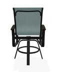 Belle Isle Hidden Motion Rustic Polymer Armed Chat Chair