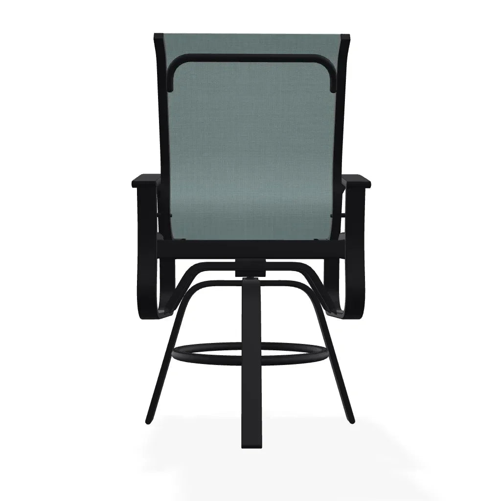 Belle Isle Hidden Motion Polymer Armed Chat Chair