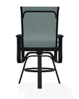 Belle Isle Hidden Motion Polymer Armed Chat Chair