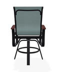 Belle Isle Hidden Motion Polymer Armed Chat Chair