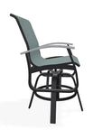 Belle Isle Sling Balcony Height Swivel MGP Arm Chair