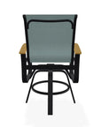 Belle Isle Sling Balcony Height Swivel MGP Arm Chair