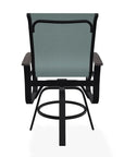 Belle Isle Sling Balcony Height Swivel MGP Arm Chair