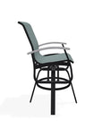 Belle Isle Bar Height Swivel Rustic Arm chair