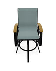 Belle Isle Sling Bar Height Swivel MGP Arm Chair