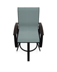 Belle Isle Sling Bar Height Swivel MGP Arm Chair