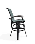 Belle Isle Bar Height Swivel Rustic Arm chair