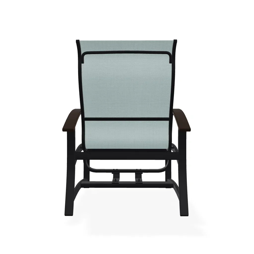 Belle Isle Multi-Position Rustic Polymer Armed Dining Chair