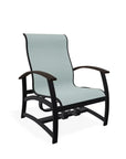 Belle Isle Multi-Position Rustic Polymer Armed Dining Chair