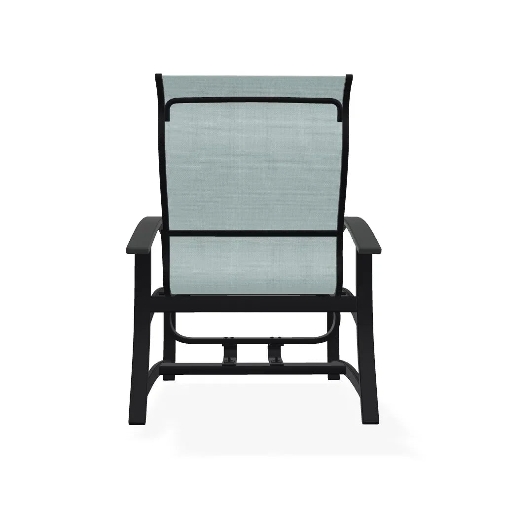 Belle Isle Multi-Position Rustic Polymer Armed Dining Chair