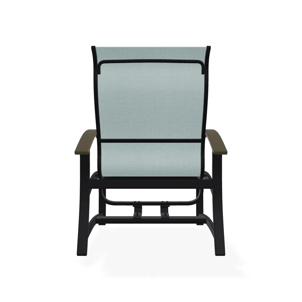 Belle Isle Multi-Position Rustic Polymer Armed Dining Chair