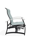 Belle Isle Multi-Position Rustic Polymer Armed Dining Chair