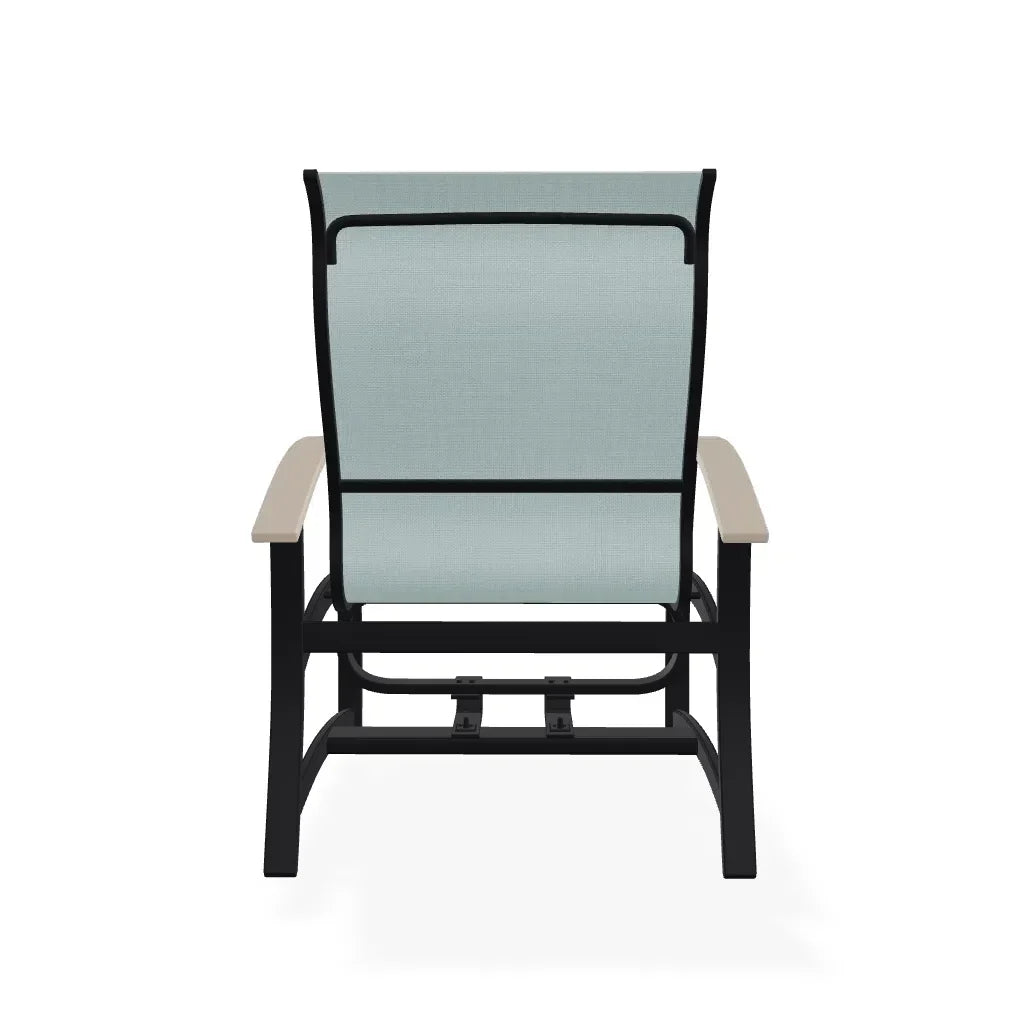 Belle Isle Multi-Position Rustic Polymer Armed Dining Chair