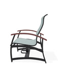 Belle Isle Multi-Position Rustic Polymer Armed Dining Chair