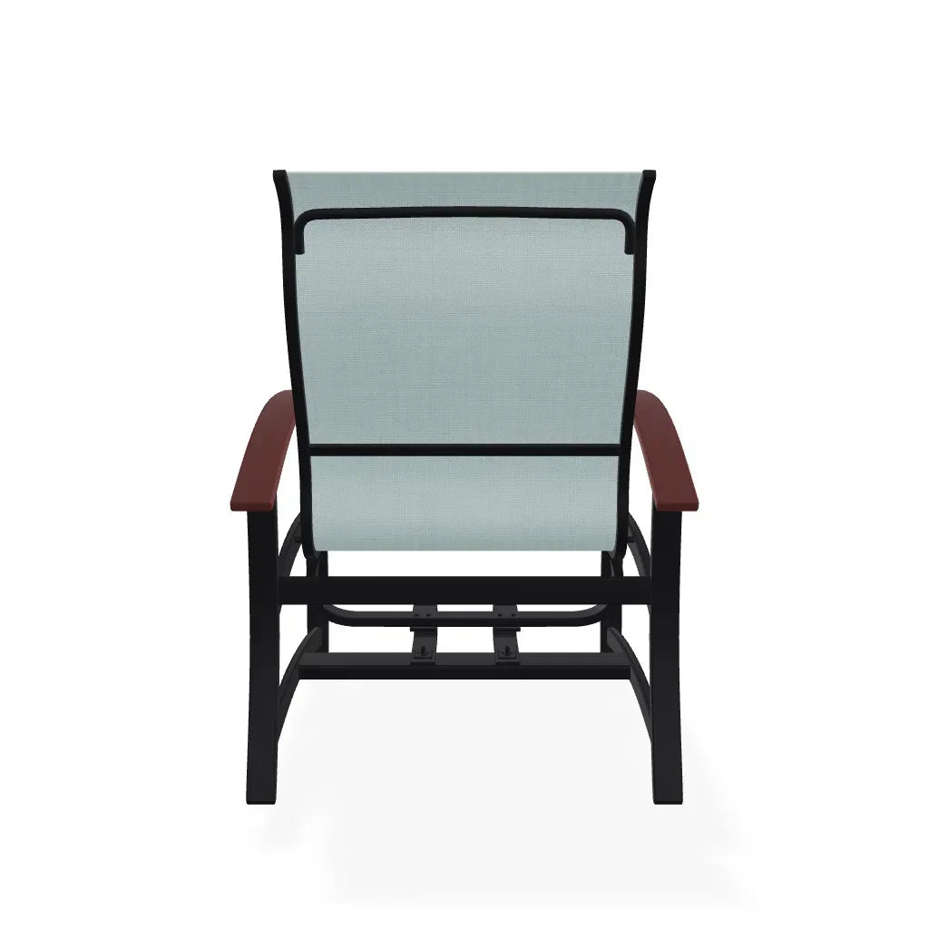 Belle Isle Multi-Position Rustic Polymer Armed Dining Chair