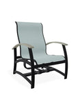 Belle Isle Multi-Position Rustic Polymer Armed Dining Chair