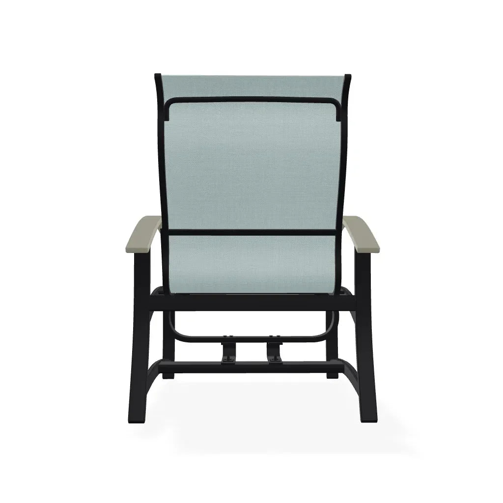 Belle Isle Multi-Position Rustic Polymer Armed Dining Chair