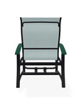 Belle Isle Multi-Position Rustic Polymer Armed Dining Chair