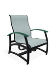 Belle Isle Multi-Position Rustic Polymer Armed Dining Chair