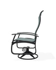 Belle Isle Swivel Rocker with Rustic Polymer Arms