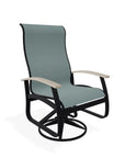 Belle Isle Swivel Rocker with Rustic Polymer Arms