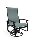 Belle Isle Swivel Rocker with Rustic Polymer Arms