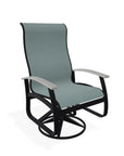 Belle Isle Swivel Rocker with Rustic Polymer Arms