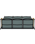 Belle Isle Sling Marine Grade Polymer Arms 3-Seat Sofa